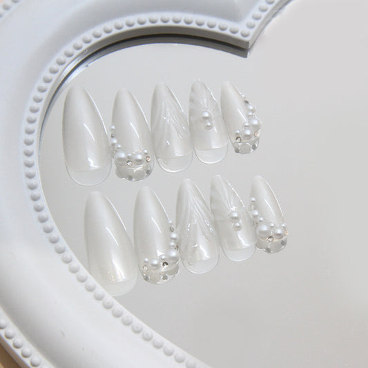 Pearl Fairy Wear Nail Diamond Type 24 Pieces