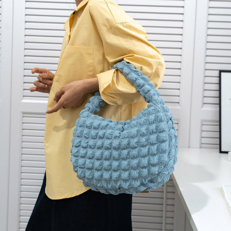 Women's Fashionable Cloud Pleated Shoulder Bag