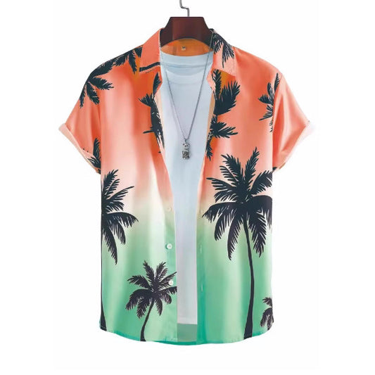 Printing Men's Short-sleeved Shirt