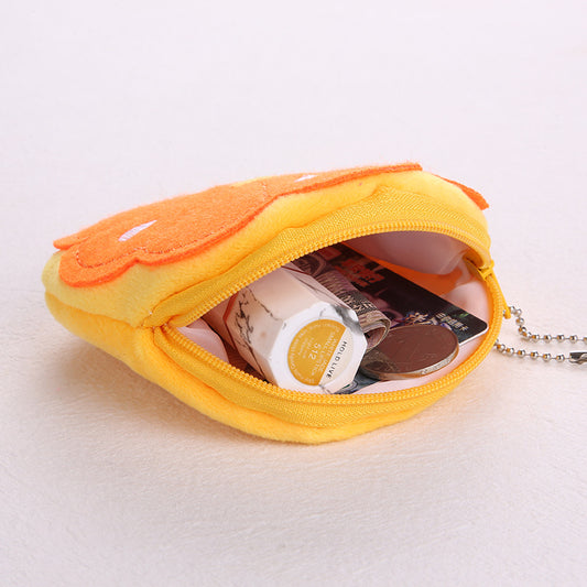 Korean Version Of The Watermelon Bag Orange Pineapple Fruit Cute Cartoon Plush Coin Purse