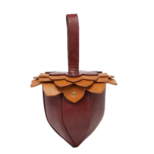 Acorn Shaped Creative Fun And Personality Lipstick Pack Pu Wallet