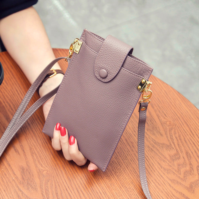 Ladies Messenger Bag Mini Ultra-thin Mobile Phone Bag