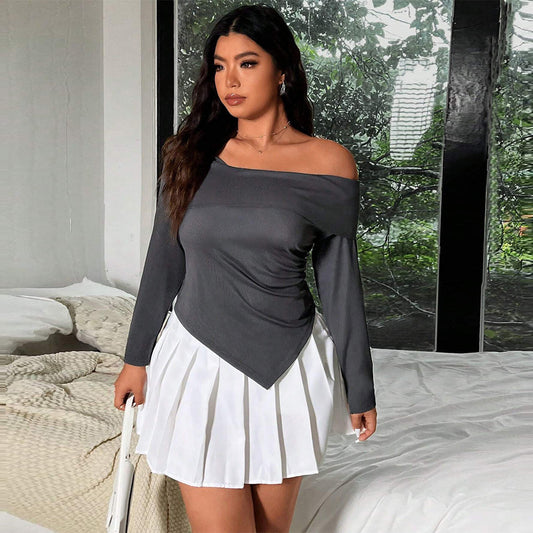 Elegant og forførende off-shoulder sexet croptop