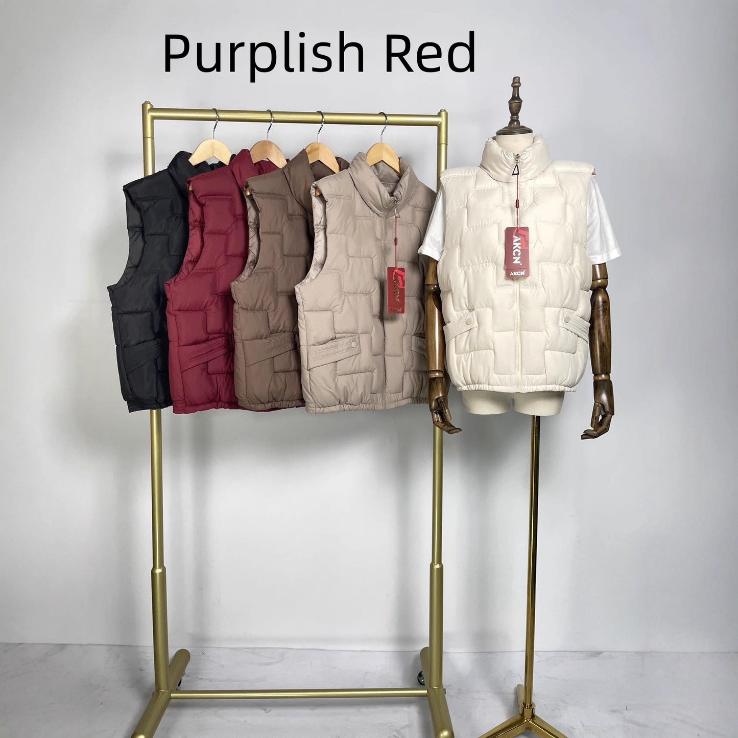 Stylish And Lightweight Design Sense Silk Line Thermal Vest