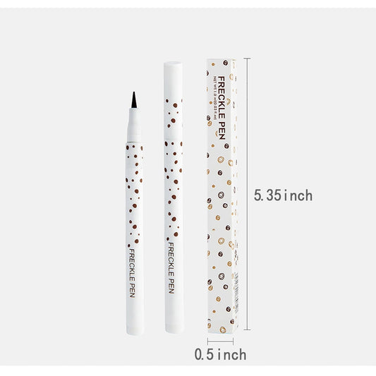 Dark Brown Freckle Pen - Waterproof, Long-lasting Cosmetic Marker For Natural Freckles. Precision Tip For Face & Body. Daily Or Special Occasion Use.