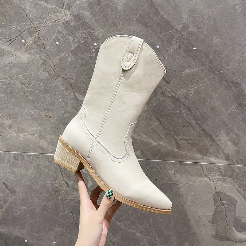 Children's Autumn And Winter Plus Size Women's Boots Smoke Tube Boots