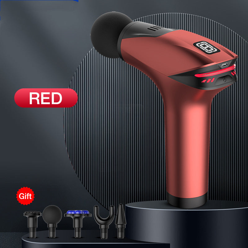 Cold Compress Fascia Gun Colorful Breathing Light LCD Model