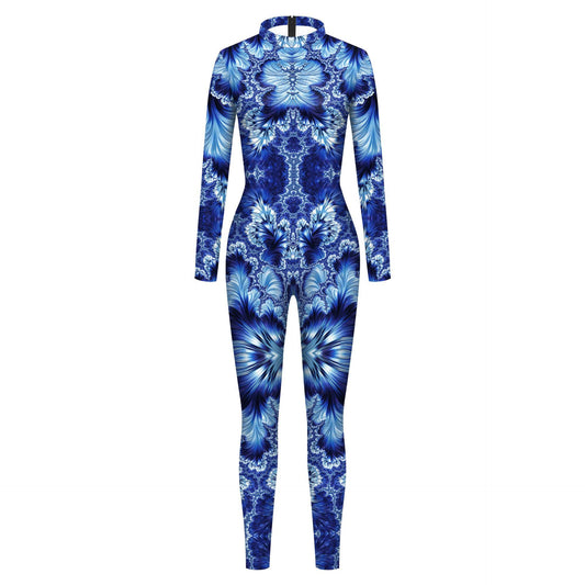 Printed Performance Suit Mechanical Series Game Role-playing One-piece Clothing Female