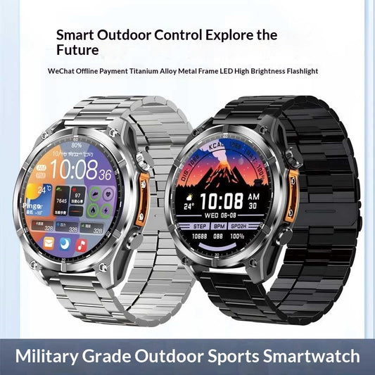Running And Hiking Lighting Lamp Outdoor Sports Smartwatch