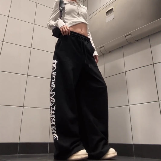 Amerikansk gotisk-inspirerede joggingbukser til kvinder