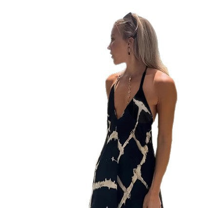 Women's Casual Slip Halter Dress