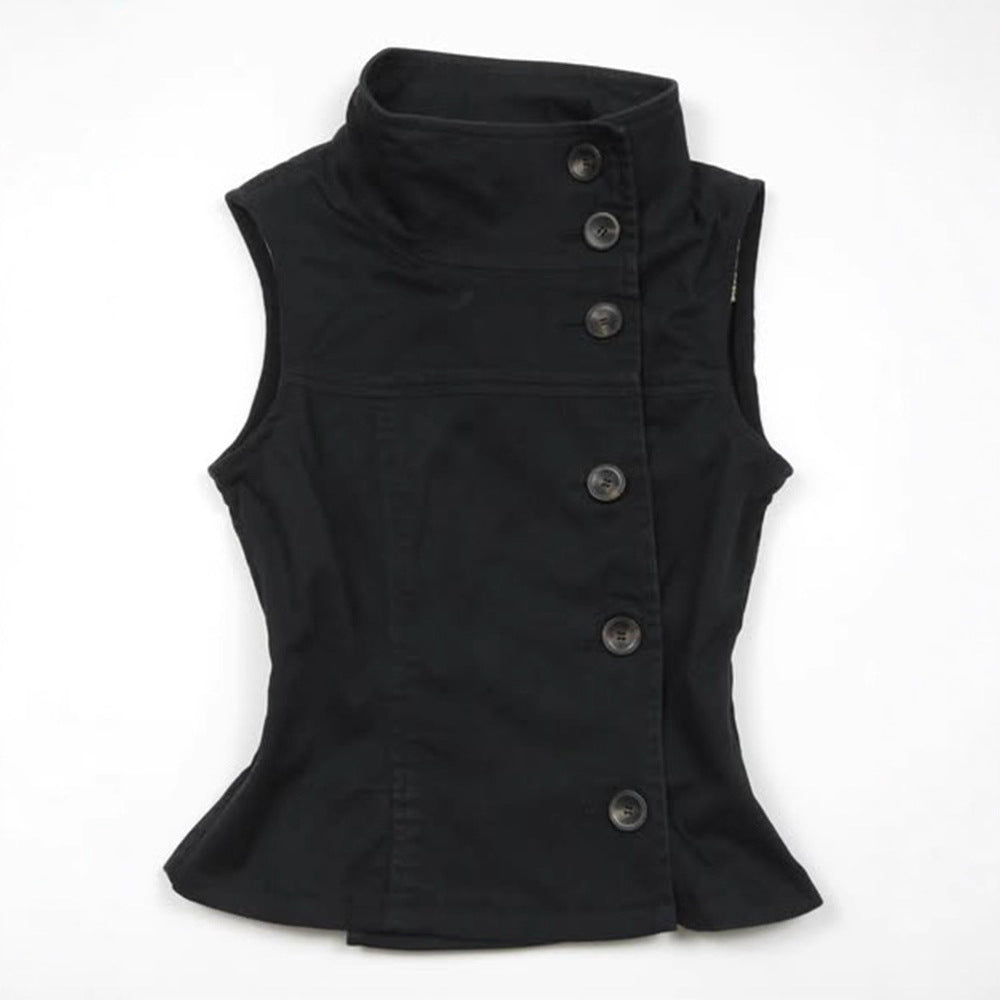 INS-style Relaxed Retro Vest A Slim-fit Top For Spring And Summer