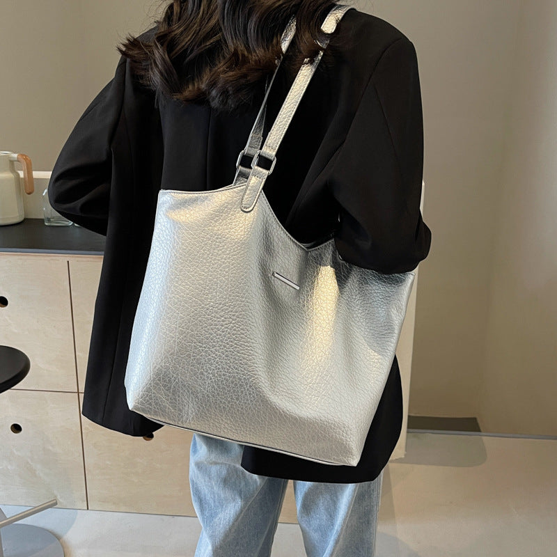 Fashionable Large-capacity One-shoulder Underarm Bag Advanced Sentong Qintut