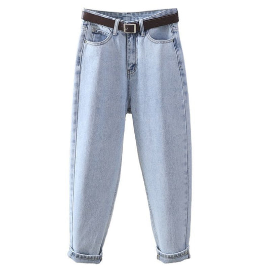 Højtaljede Harem Jeans til Kvinder – Efterår