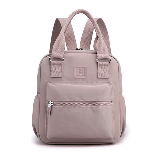 Solid Color Backpack Female New Fashion