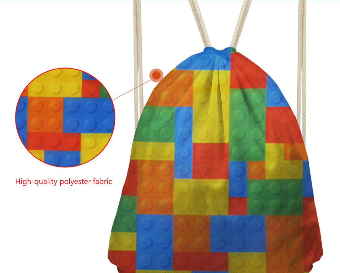 Customized Polyester Drawstring Backpack String Bag