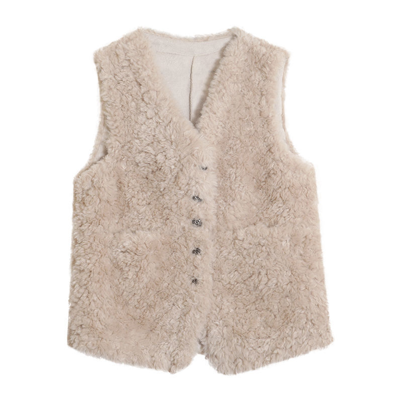 Women's Lamb Wool All-match Thickened Vest