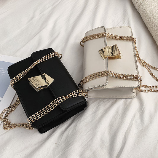 Locking Forest Small Square Bag