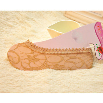 Single shoes and socks, home candy color boat socks, socks, socks, non-slip women's floor socks, invisible socks, boneless socks