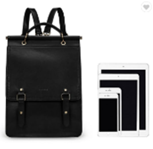 Fashion glossy leather backpack