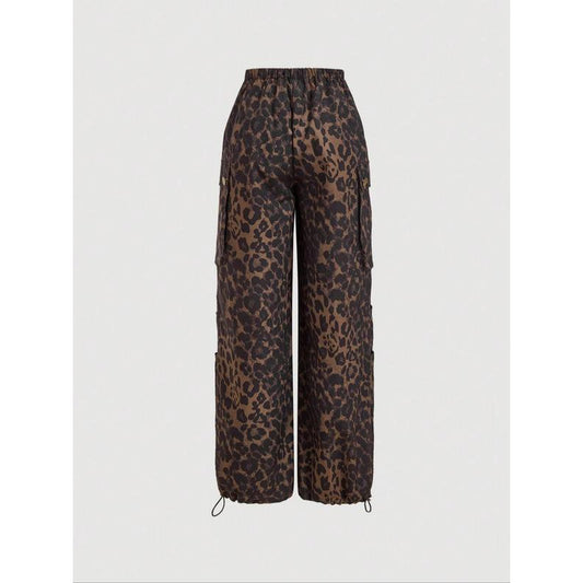 Women's Leopard Print Casual Fashion Casual Pants