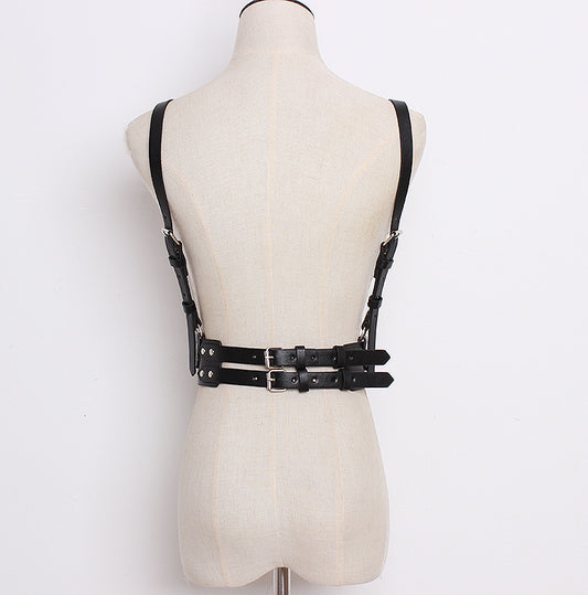 Decoration, Suspender Belt, Wide Belt, Dress All-match, Suspender-style Waist Belt