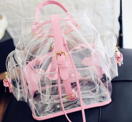 Fashionable wild small shoulder jelly bag