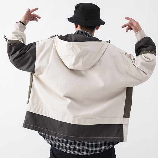 Hooded Oversized Loose Men's Jacket Casual Men