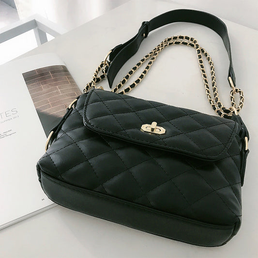 PU leather diagonal shoulder bag