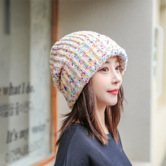Women's Fashion Casual Hundred With Woolen Hat
