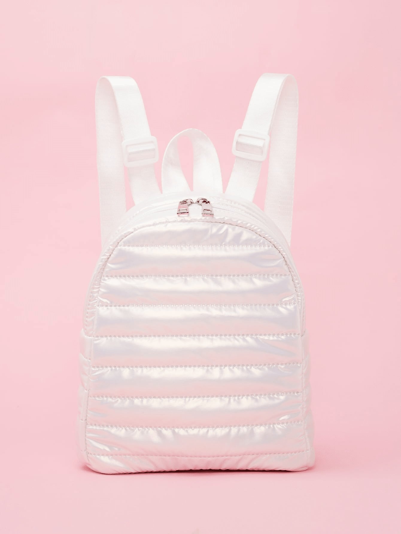 Cotton-padded Down Embroidery Thread Space Cotton Backpack