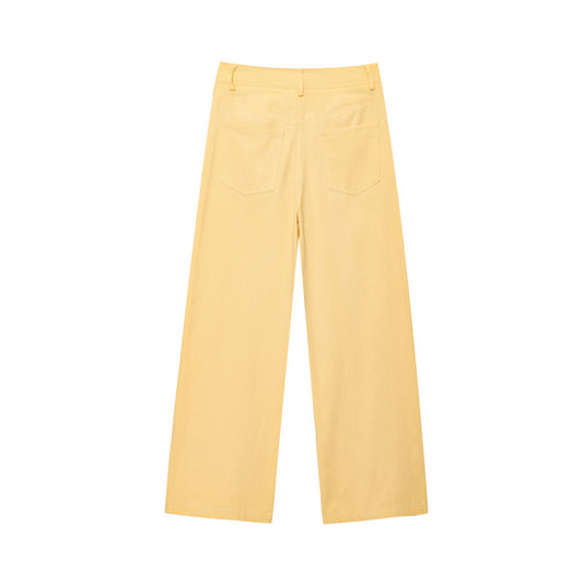 Women's Loose Wide Leg Straight-leg Pants