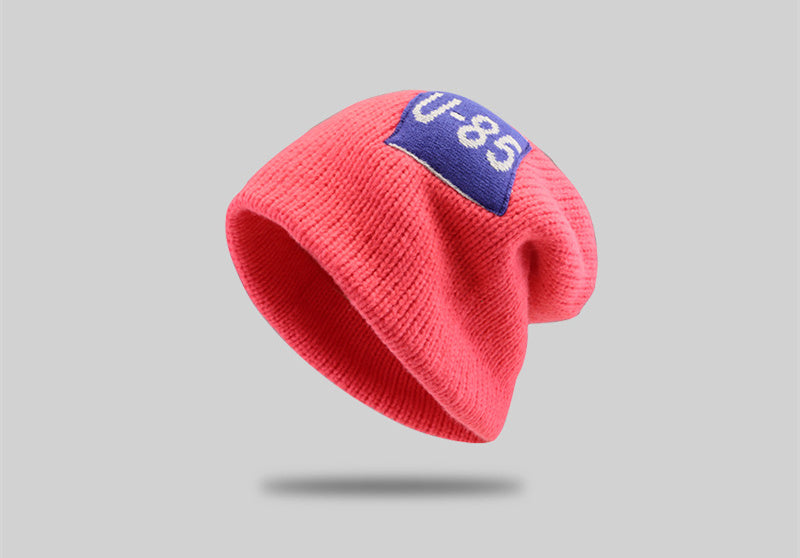 Women's Large Head Circumference Warm Knitted Hat