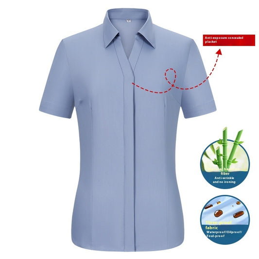 Men's Short Sleeves Are Waterproof, Oil Resistant And Stain Resistant