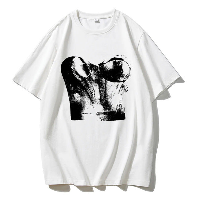 Women's Printed T-shirt Summer Soft Short