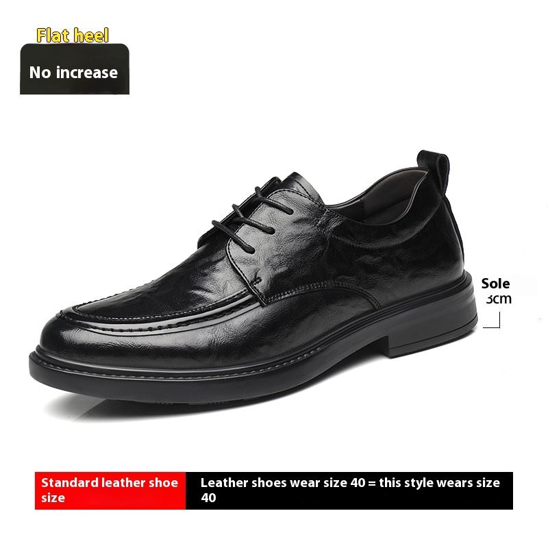 Increased By Slip-on Business Casual Leather Shoes