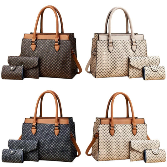 Plaid Women's Bag Suit Large Capacity Fashion
