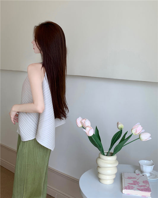 Off-the-shoulder Loose Fit Cropped Top