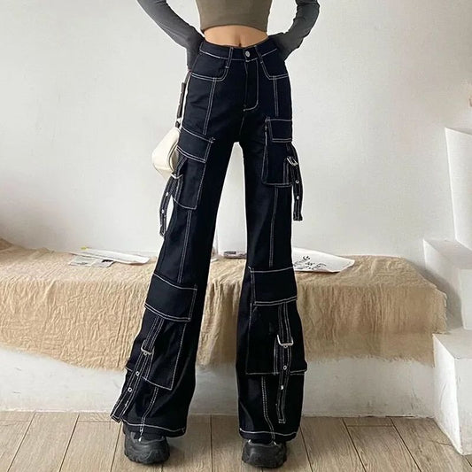 Loose Casual Wide Leg Mop Pants
