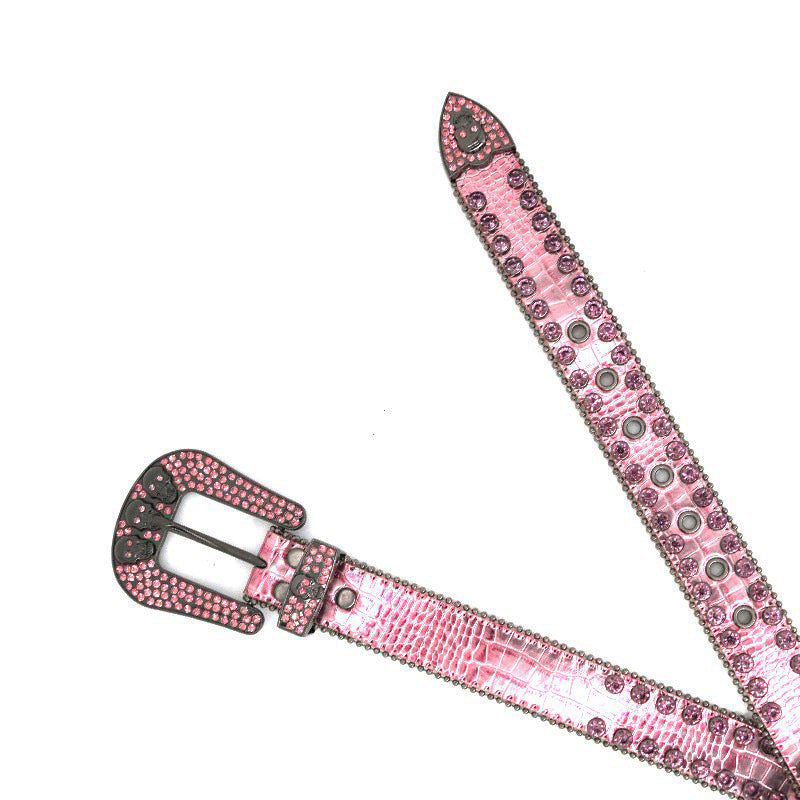 Fashion Personality Diamond Belt Gun Color