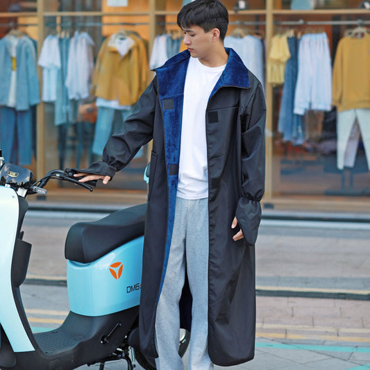 Two-wear Electric Windshield With Velvet Front And Rear