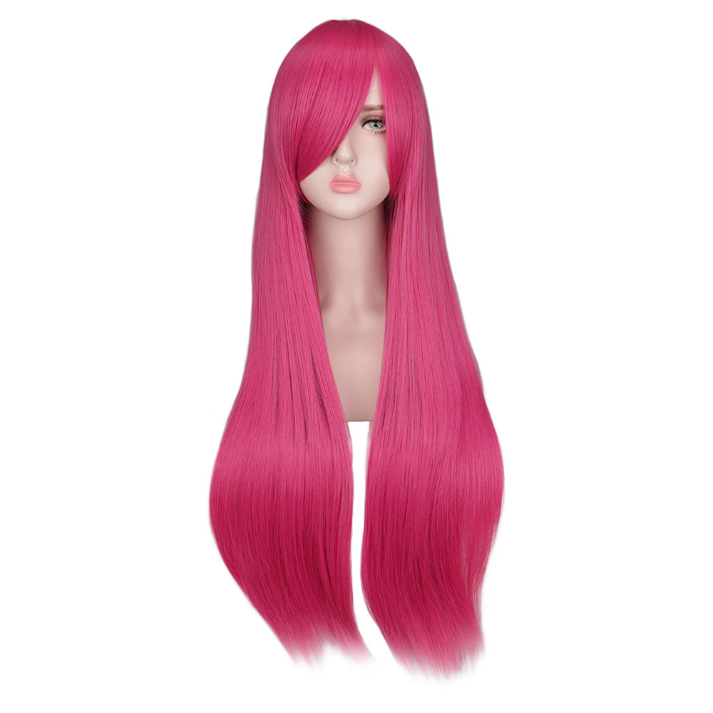 Long Straight Hair Wig Tape Mesh Matte Headgear