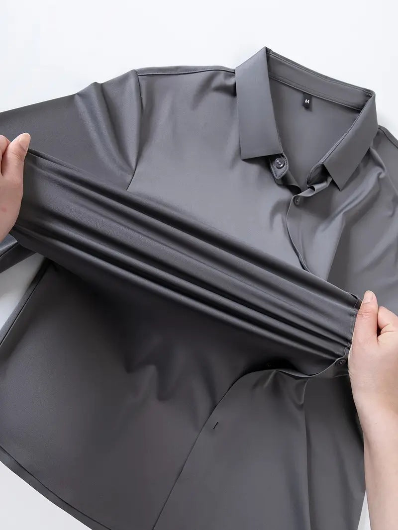 Sunscreen Cool Breathable Business Fashion Shirt Man
