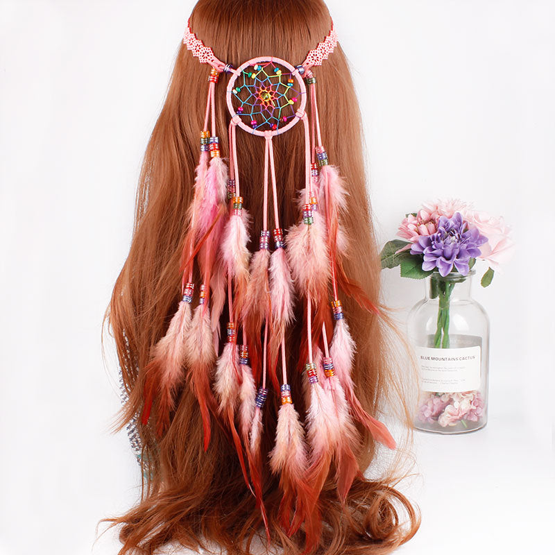 Explosive Dream Catcher Feather Hairband