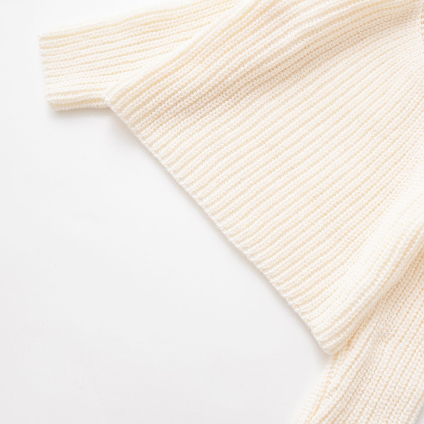 Classic Wool Blend Asymmetric Collar Sweater 4192122