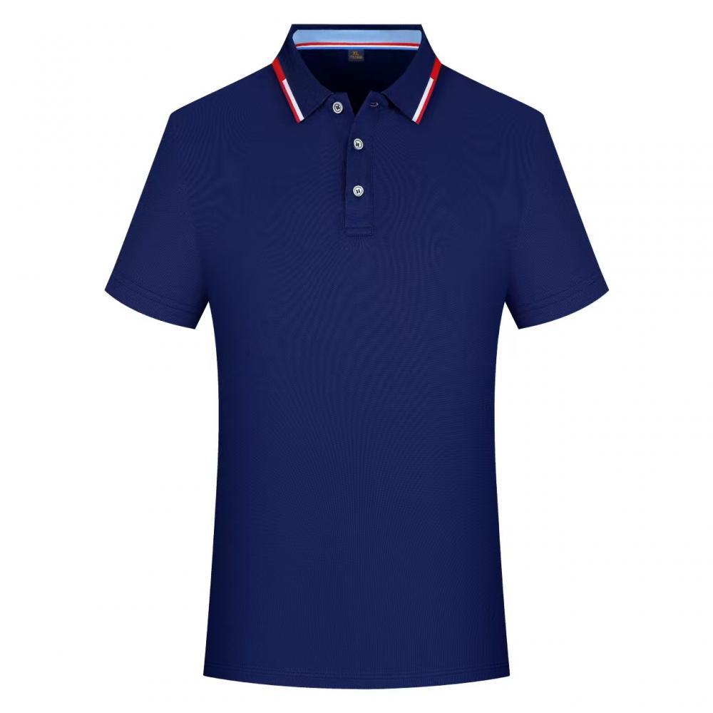 Color Block Short-sleeved Polo Shirt