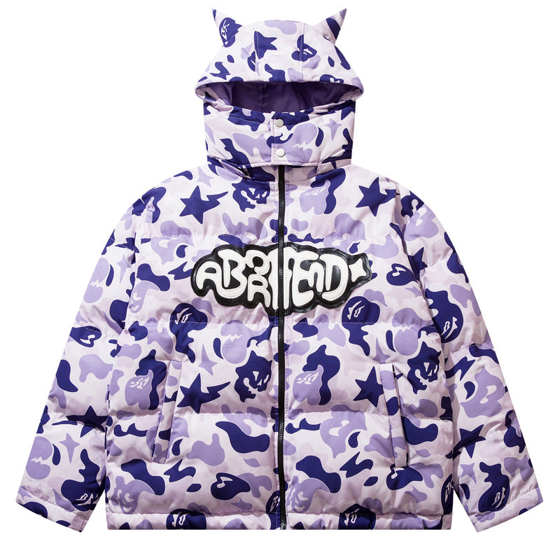 Imp Alphabet Embroidered Camo Cotton Suit