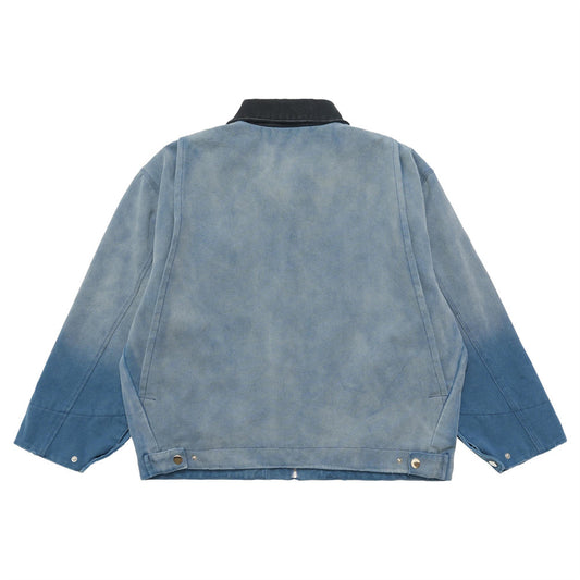 Men's American-style Retro Canvas Lapel Denim Coat