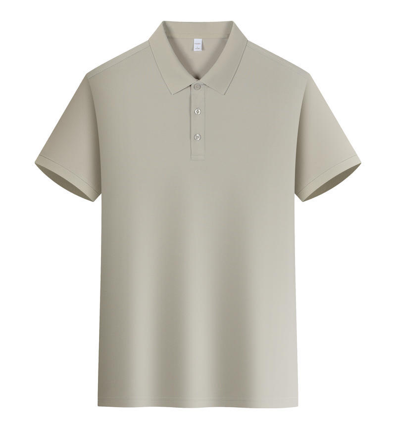 Short-sleeve Ice-feel Workwear With A Lapel Collar