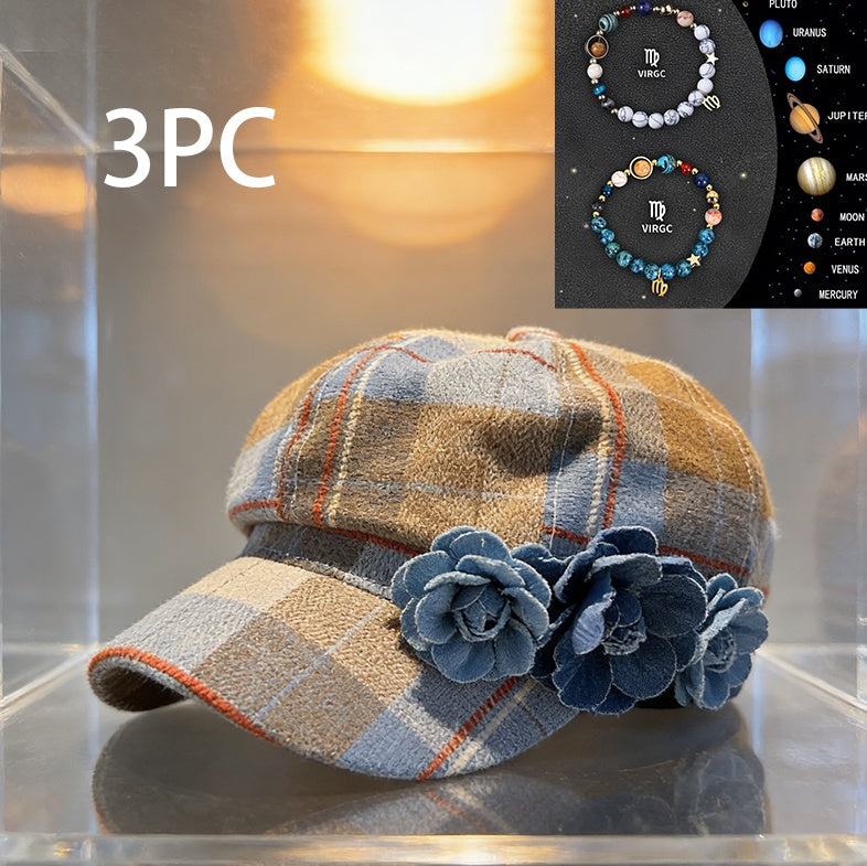 British-style Casual Painter Hat That Is Versatile And Can Show Off Your Face